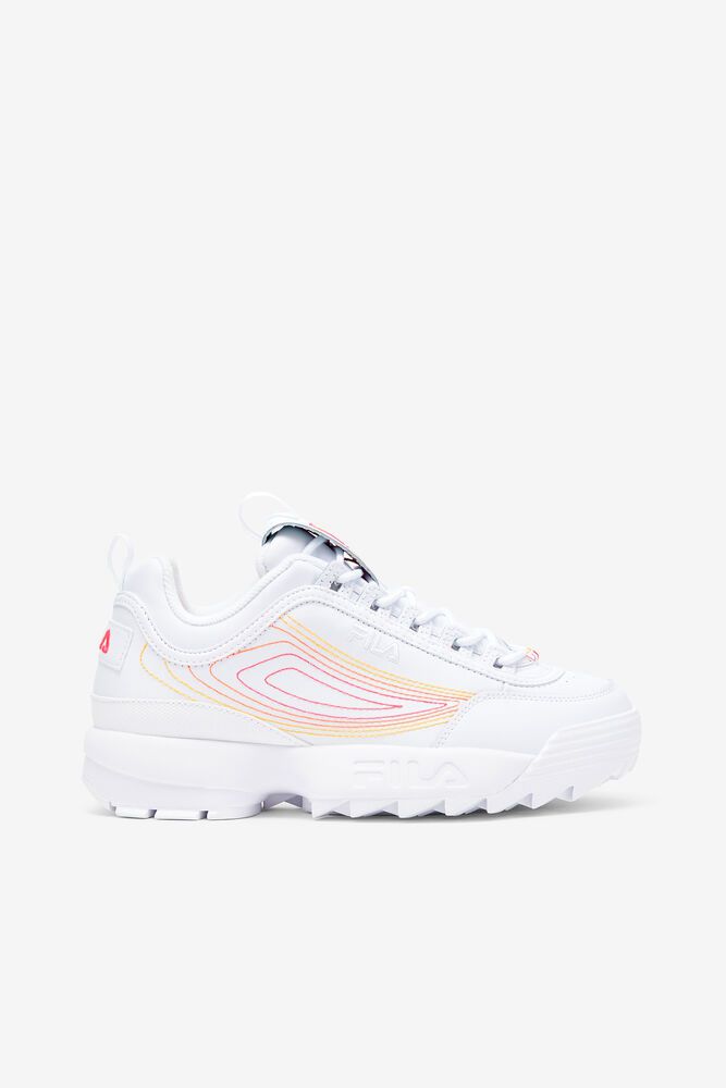 Fila Sneakers Womens White - Disruptor 2 Stitch - Philippines 5036742-QW